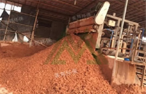 福建制砂廢水洗砂泥漿分離脫水設備案例